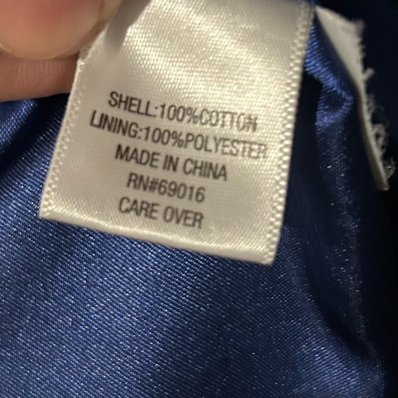 Laura Ashley Colbolt blue jacket. Sz small - Picture 11 of 14